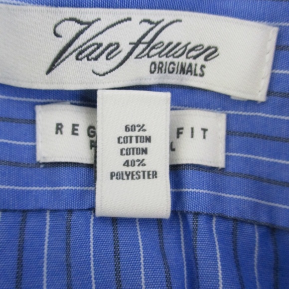 Van Heusen Mens Striped Oxford Shirt - Picture 4 of 4